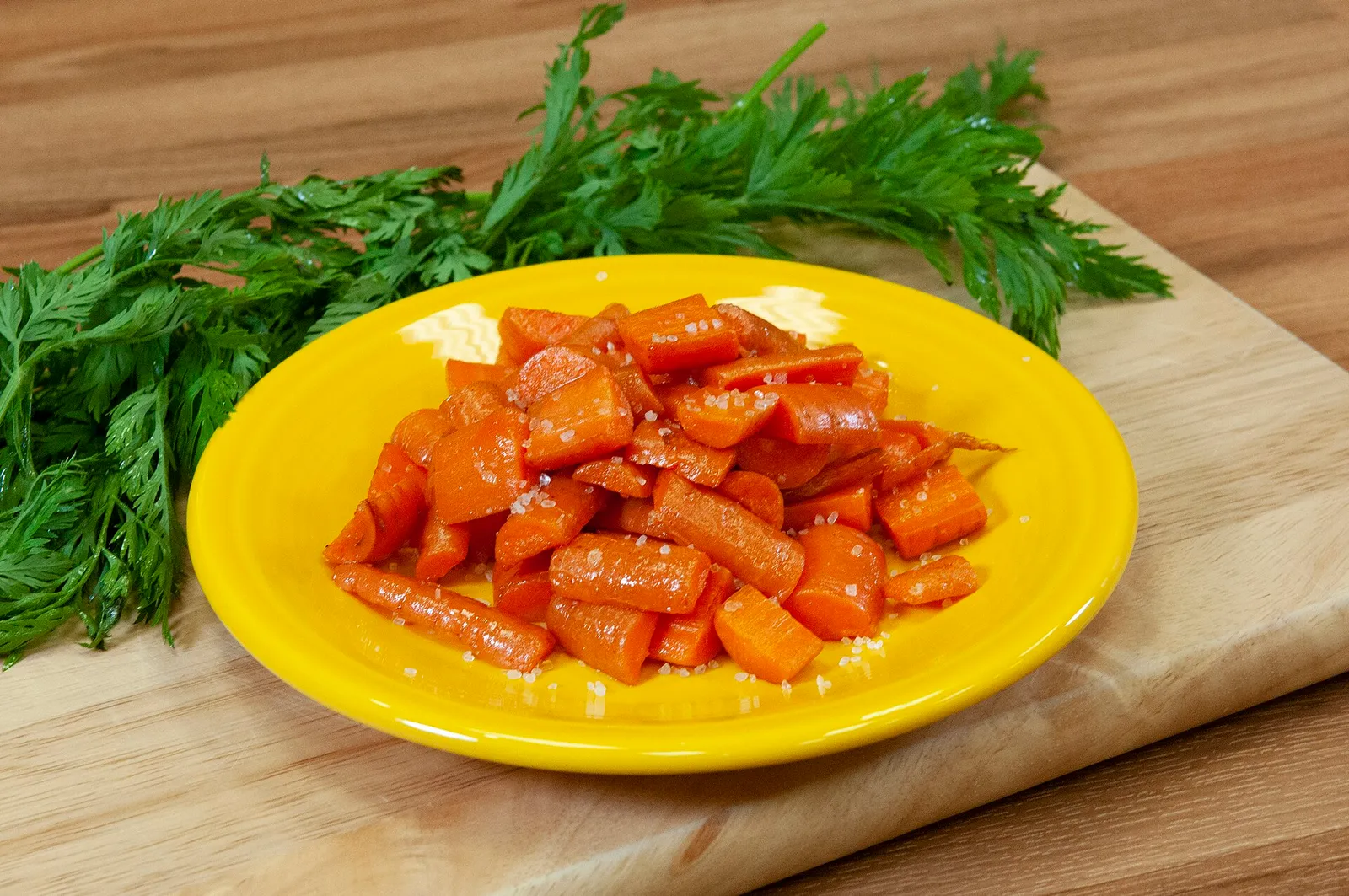 Simply roasted carrots — illustrative photograph