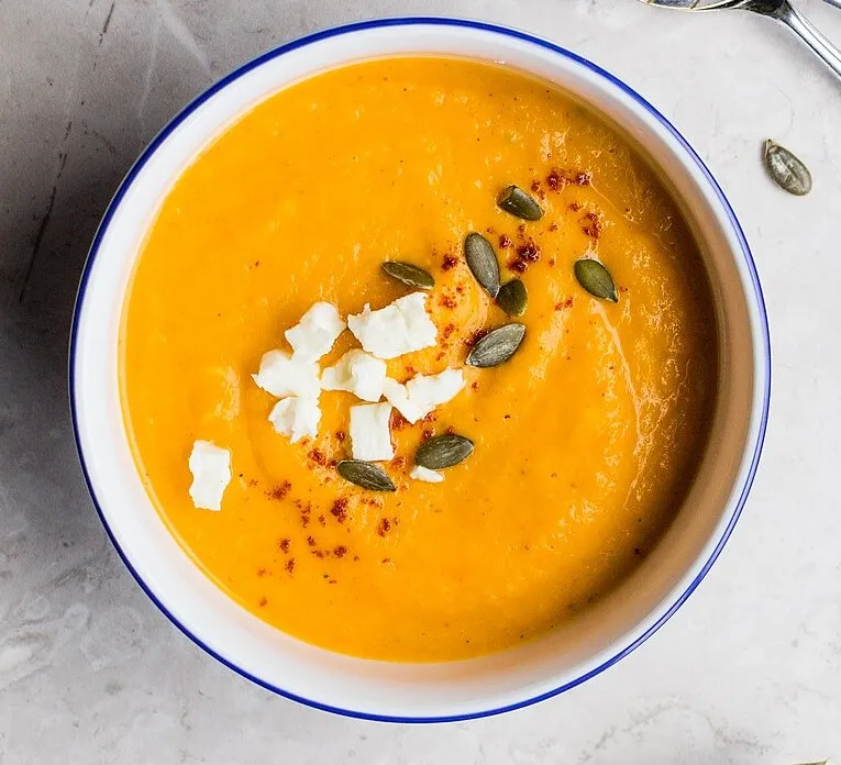 Pumpkin soup for cooler days — illustrative photograph