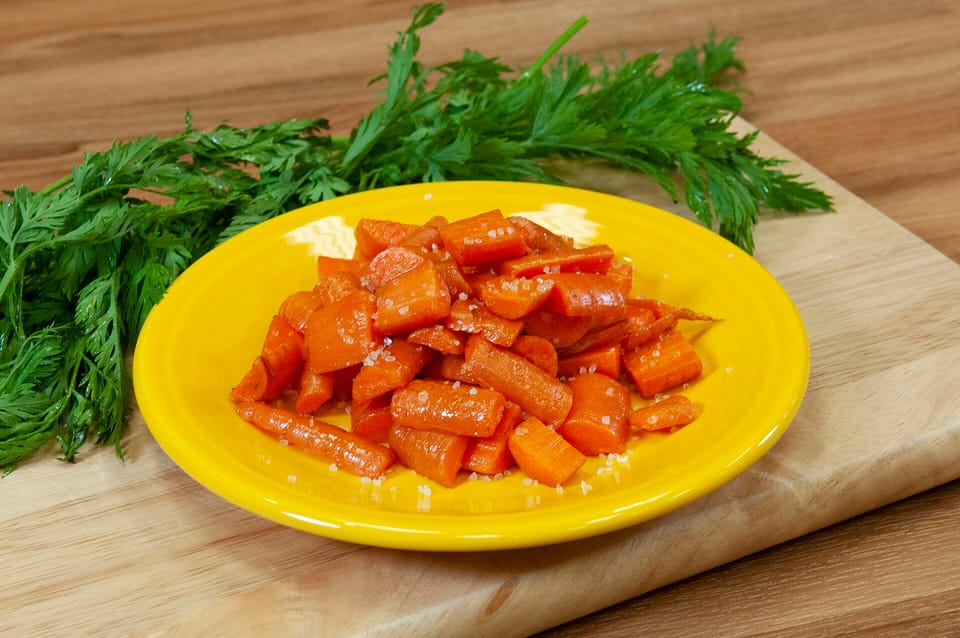 Simply roasted carrots — illustrative photograph