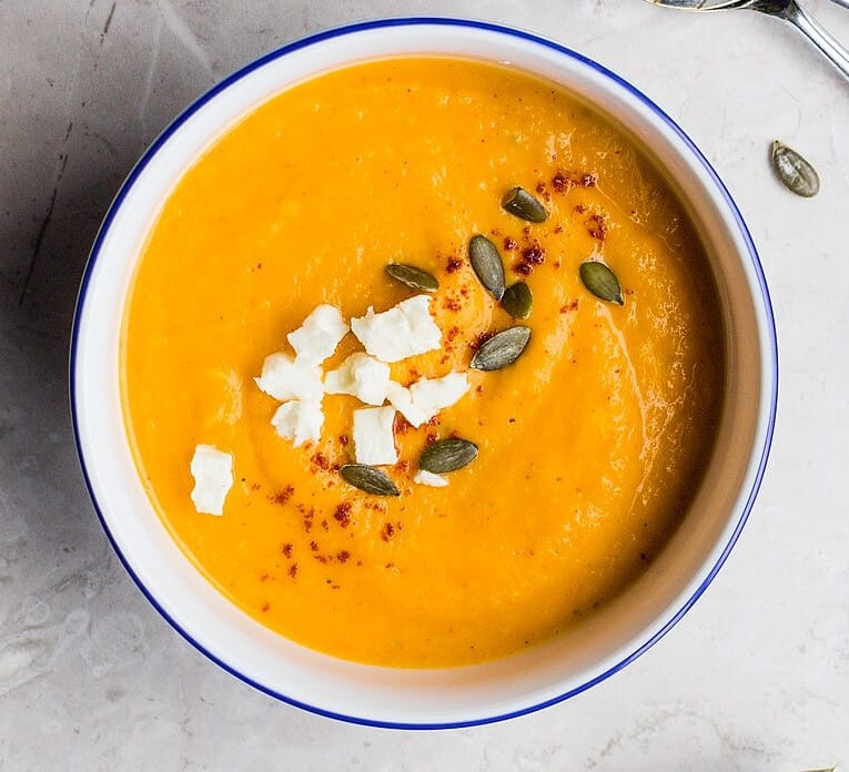 Pumpkin soup for cooler days — illustrative photograph